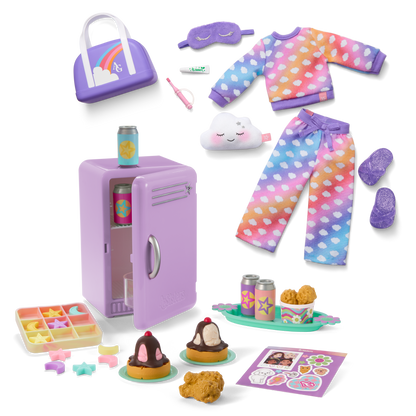 AG Sisters™ Sleepover Styles & Snacks Bundle