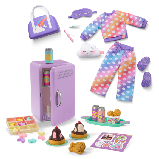 AG Sisters™ Sleepover Styles & Snacks Bundle