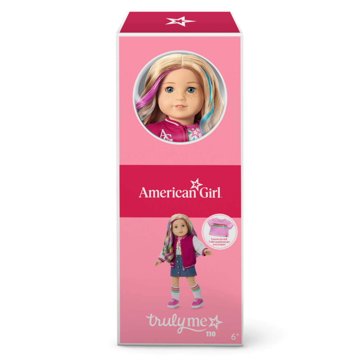 Truly Me™ 18-inch Doll #110, Puppy, Mini Backpack & Accessories AG™ Star Squad Bundle