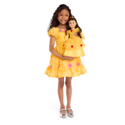 American Girl® Disney Princess Belle 18-inch Doll & Dress for Girls Bundle
