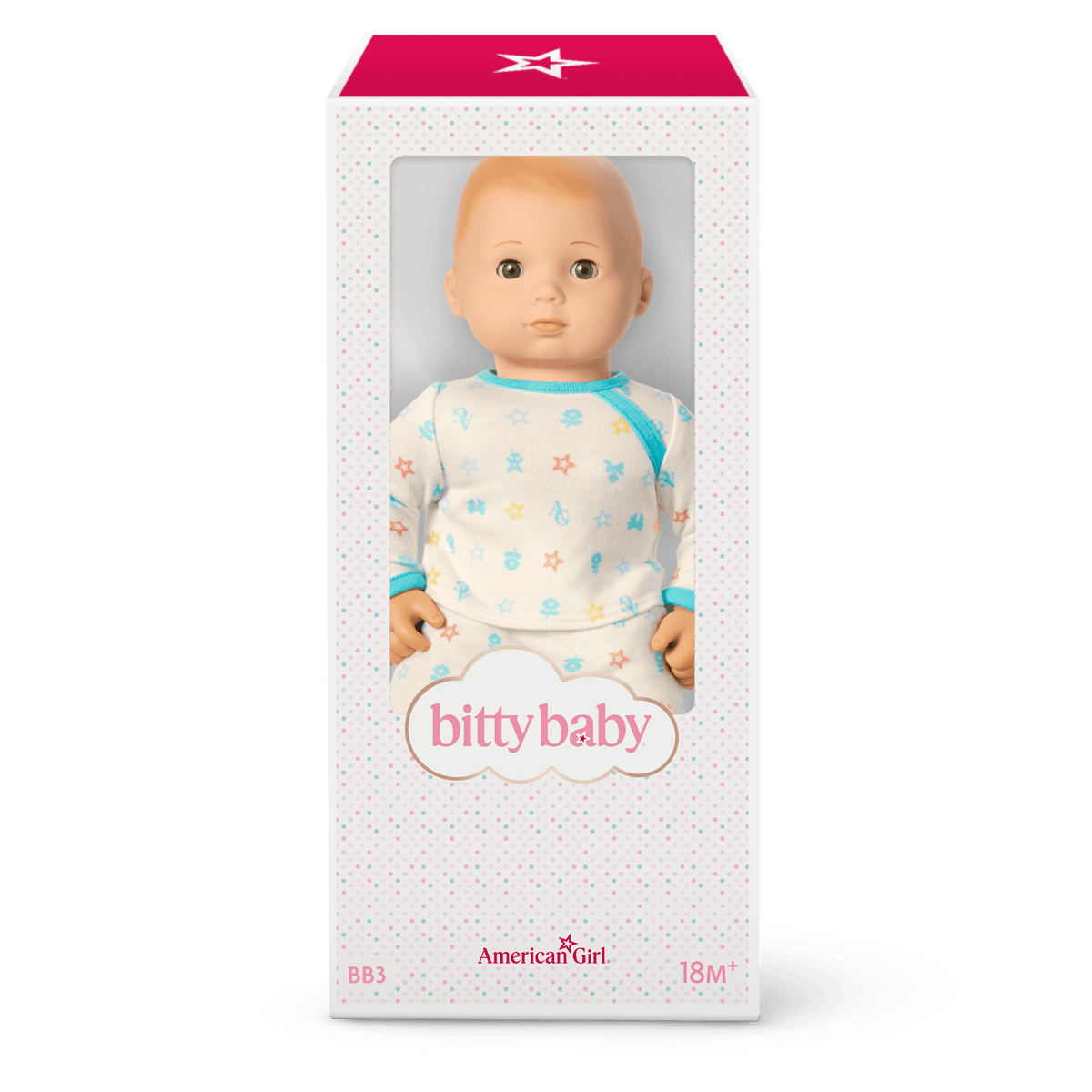 Bitty Baby® Doll #3 with blonde hair in Pastel Blue