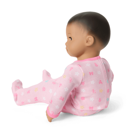 Bitty Baby® Doll #5 with dark-brown hair in Pastel Pink