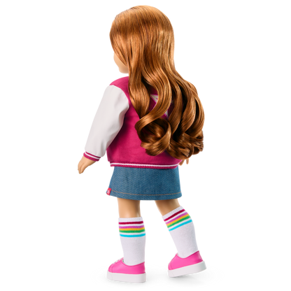 Truly Me™ 18-inch Doll #103 with wavy red hair