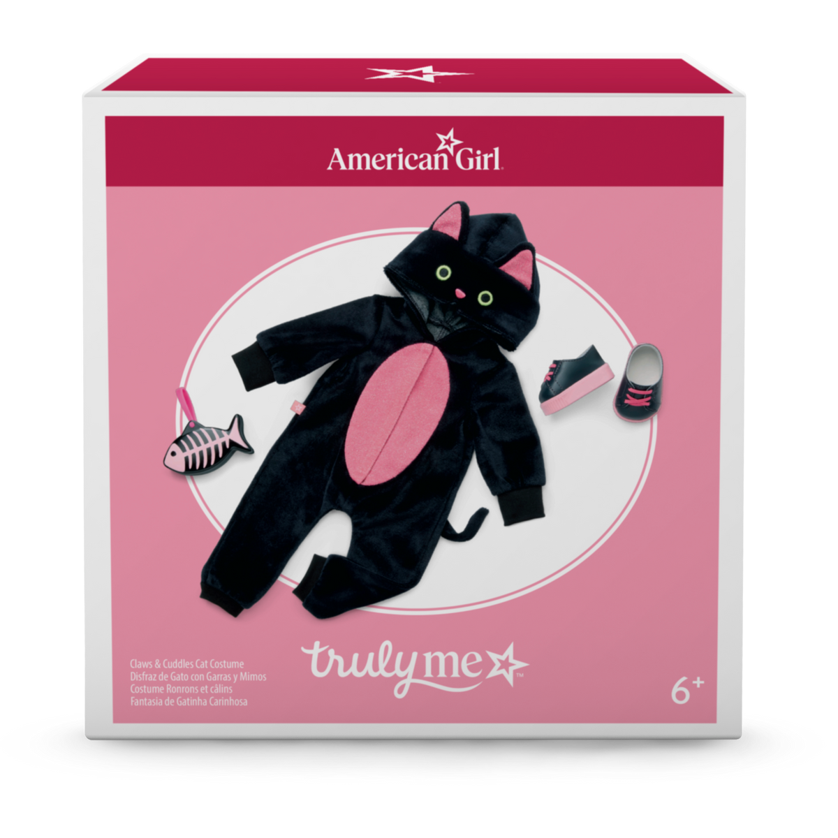 Claws & Cuddles Cat Costume for 18-inch Dolls