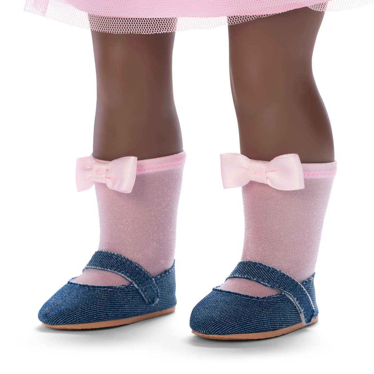 American Girl® x Harlem’s Fashion Row Cherry Blossom Couture Buttoned-Up Bows Top & Skirt for 18-inch Dolls