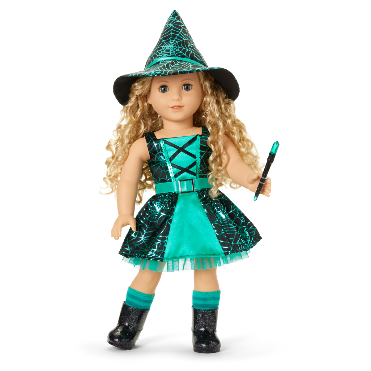 Witchy Webs Costume for 18-inch Dolls