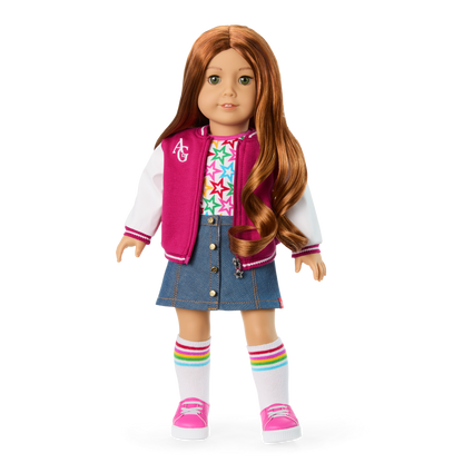 Truly Me™ 18-inch Doll #103 with wavy red hair
