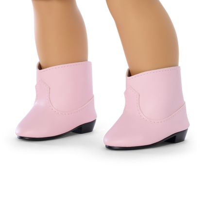 American Girl® x Harlem’s Fashion Row Cherry Blossom Couture Embroidered Jean Set for 18-inch Dolls