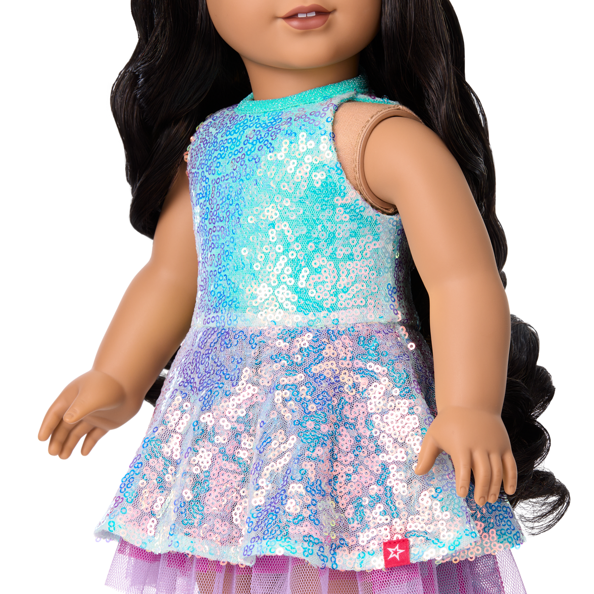 Glam Shimmering Ocean Outfit for 18-inch Dolls