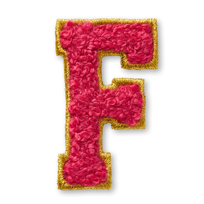 AG™ Letter F Stick-On Patch