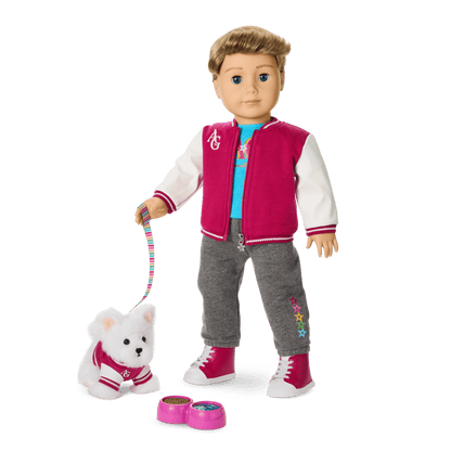 Truly Me™ 18-inch Doll #104 with straight caramel hair
