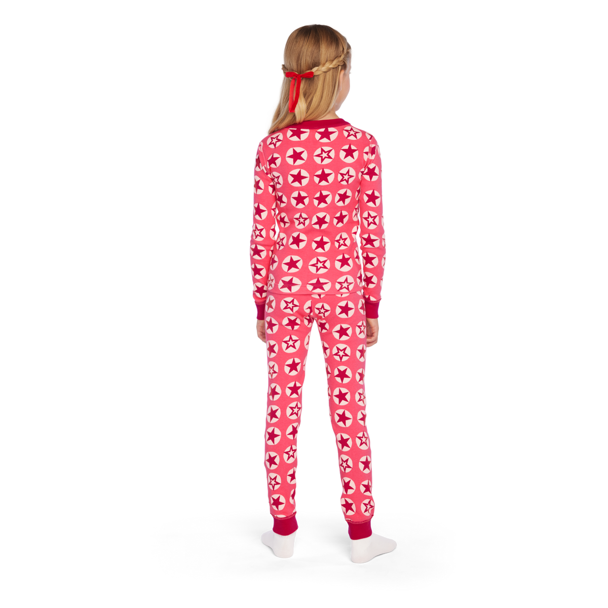 American Girl® x Hanna Andersson Berry Bright Stars Pajamas for Girls & 18-inch Dolls