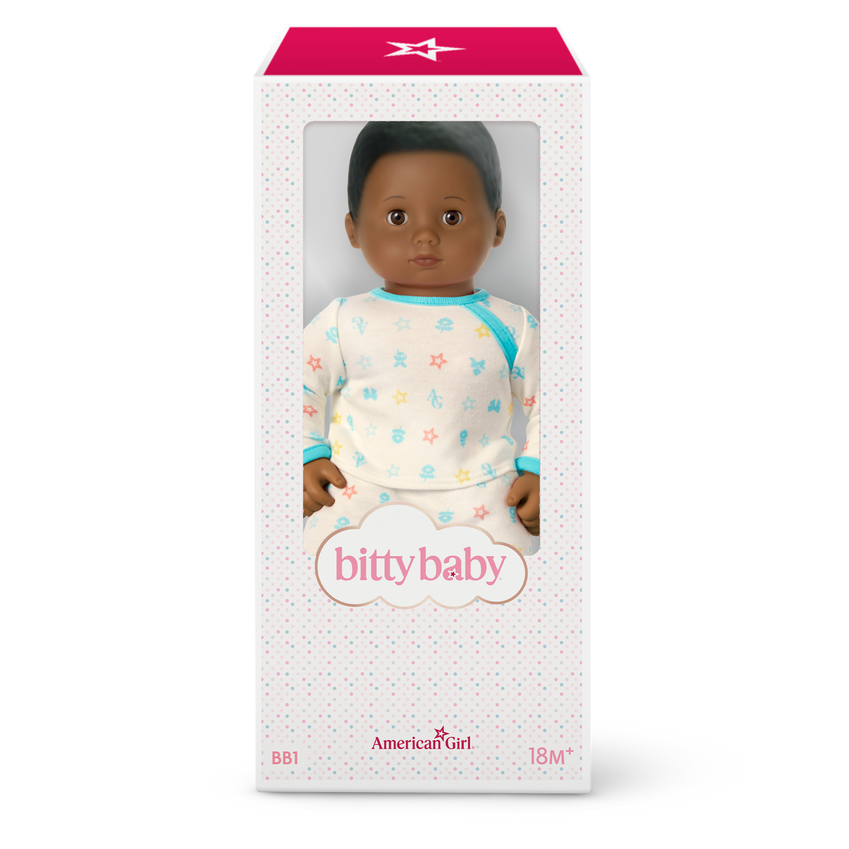 Bitty Baby® Doll #1 in Pastel Blue + Bear Friend & Board Book