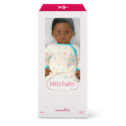Bitty Baby® Doll #1 in Pastel Blue + Bear Friend & Board Book