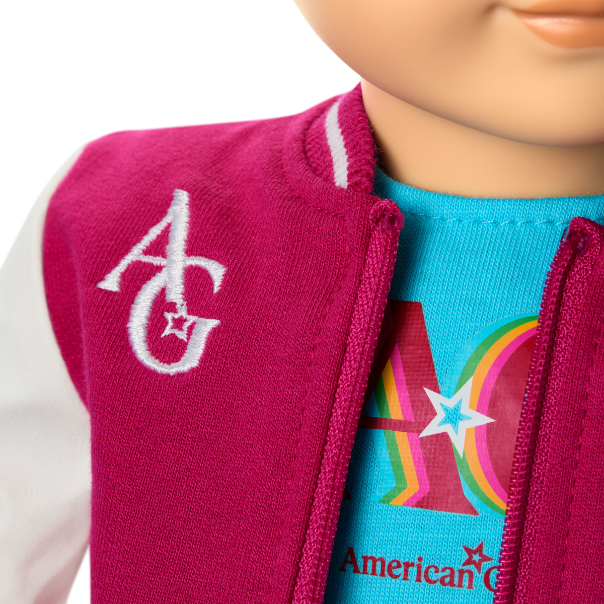 Truly Me™ 18-inch Doll #104 with straight caramel hair