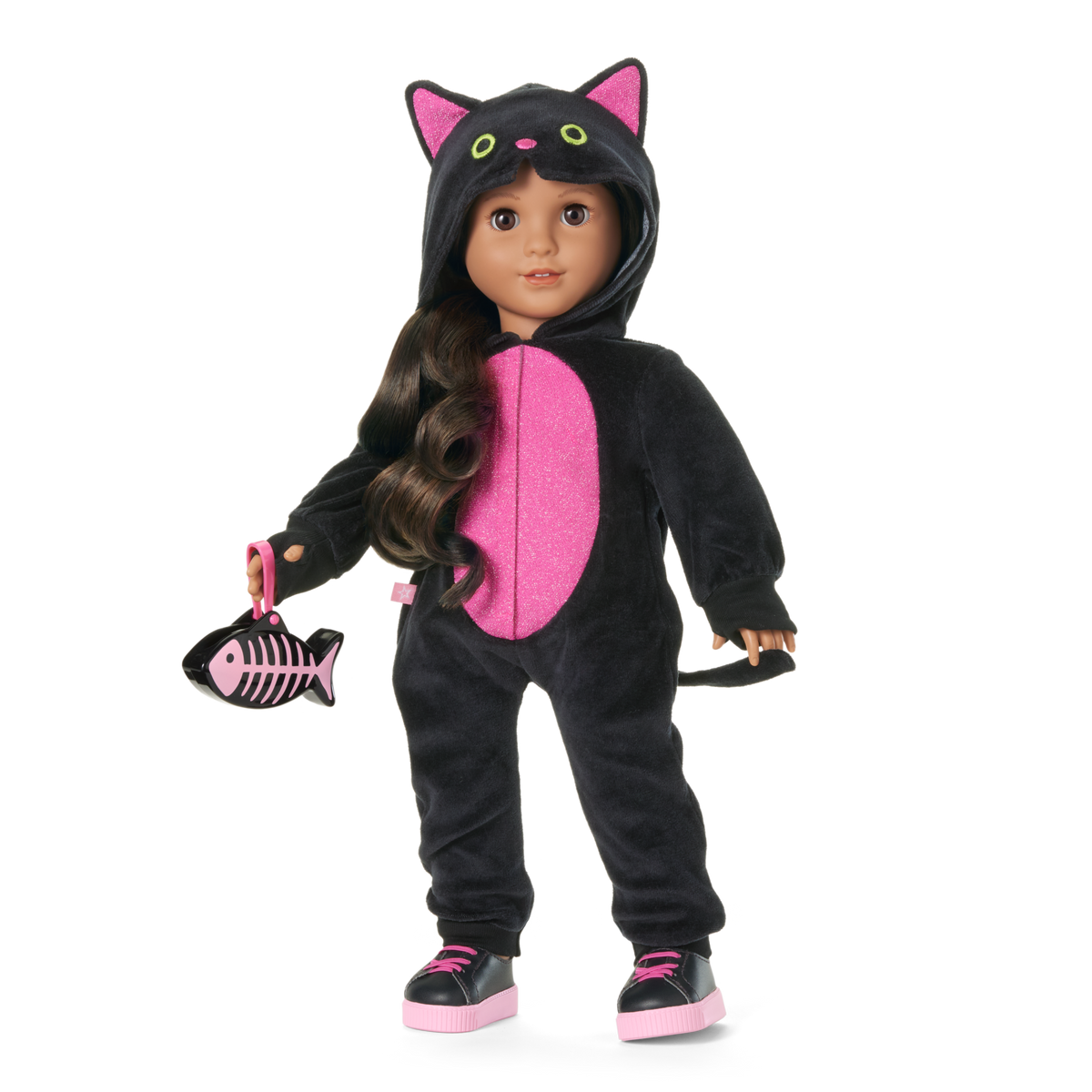 Claws & Cuddles Cat Costume for 18-inch Dolls