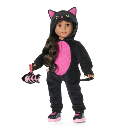 Claws & Cuddles Cat Costume for 18-inch Dolls