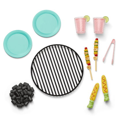 Raquel's™ Beach Chairs & Barbecue Set for 18-inch Dolls (Girl of the Year™ 2026)