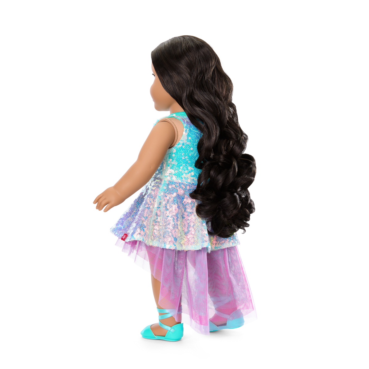 Glam Shimmering Ocean Outfit for 18-inch Dolls