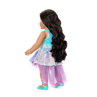 Glam Shimmering Ocean Outfit for 18-inch Dolls