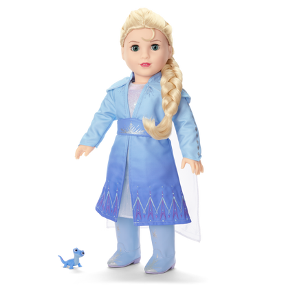 Disney Frozen Elsa Travel Outfit & Bruni for 18-inch Dolls by American Girl®