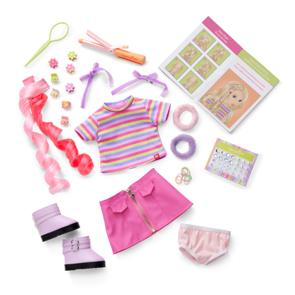 Long Hair Looks™ by Truly Me™ 18-inch Doll #133 & hair accessories