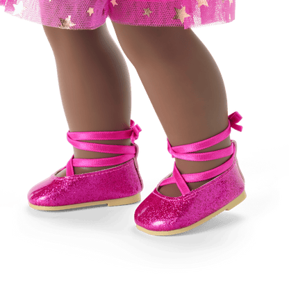 Pink Party-Ready Dresses for Girls & 18-inch Dolls