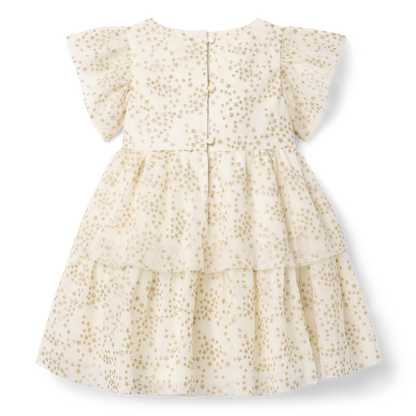 American Girl® x Janie and Jack Sparkly Cream Celebration Dress for Little Girls & Girls