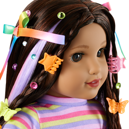Long Hair Looks™ by Truly Me™ 18-inch Doll #134 & hair accessories