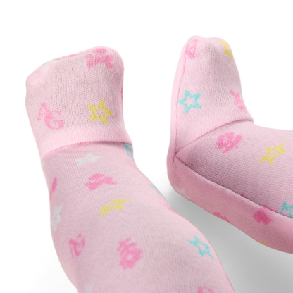 Bitty Baby® Doll #2 with brown hair in Pastel Pink