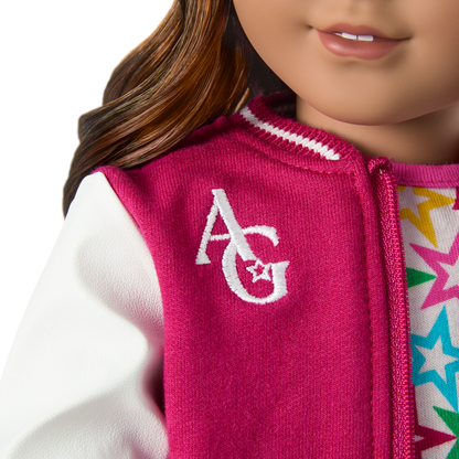 Truly Me™ 18-inch Doll #117 with wavy dark-brown hair
