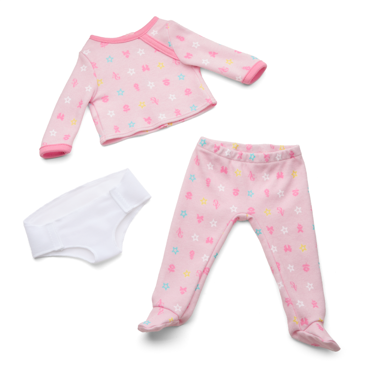 Bitty Baby® Doll #1 in Pastel Pink + Bunny Friend & Board Book