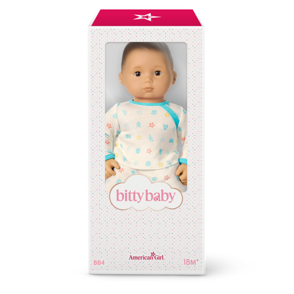 Bitty Baby® Doll #4 in Pastel Blue + Bear Friend & Board Book