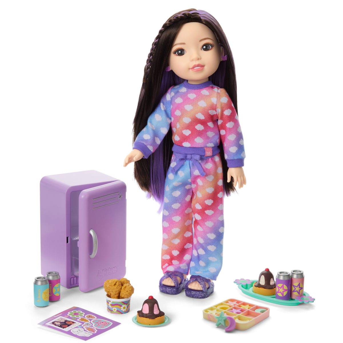 AG Sisters™ Sleepover Styles & Snacks Bundle