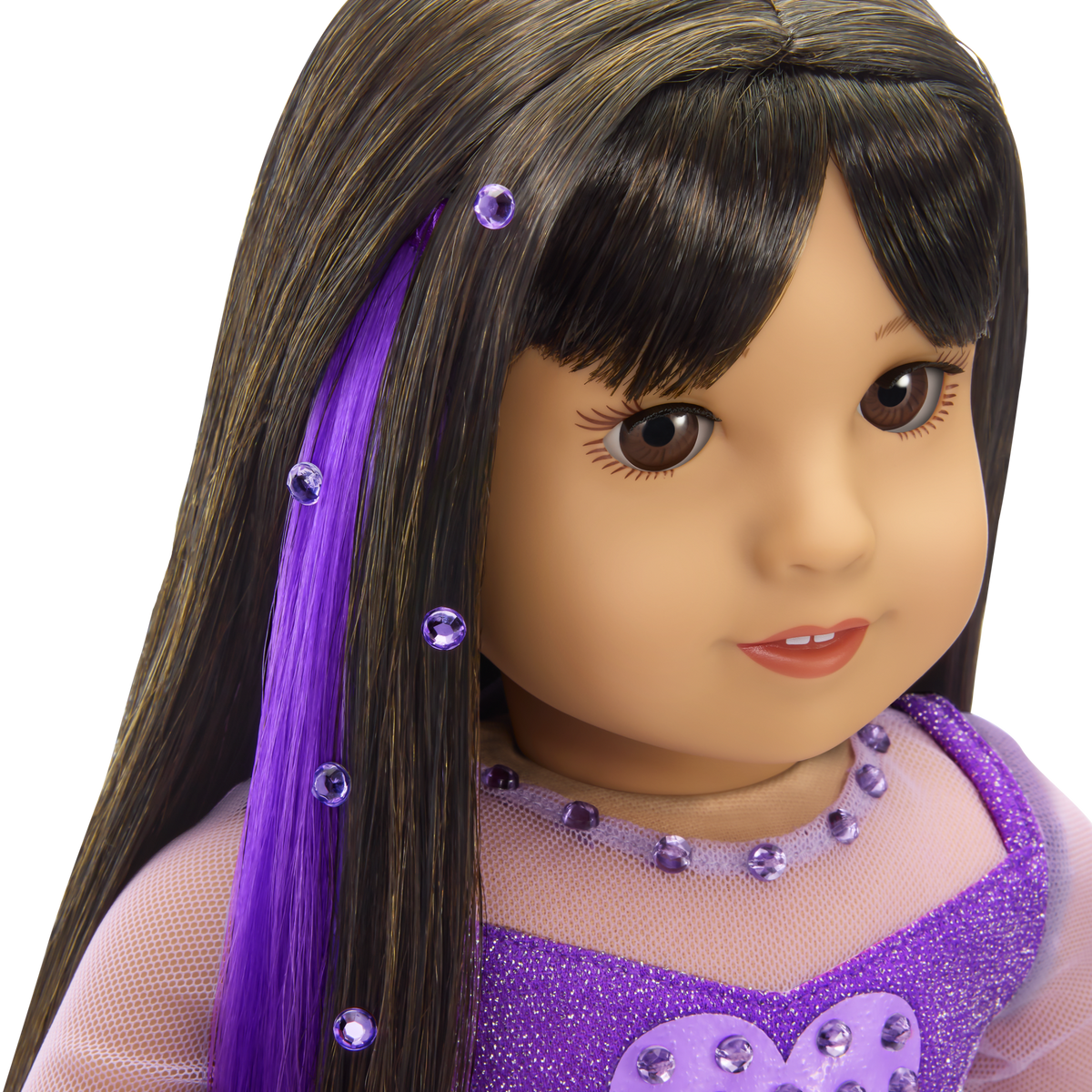 February Amethyst Bliss Outfit for 18-inch Dolls
