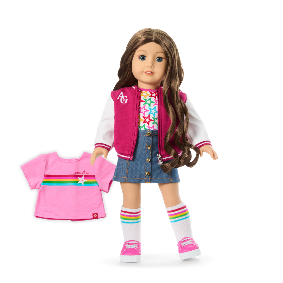 Truly Me™ 18-inch Doll #126, Accessories, Puppy & Doll Carrier