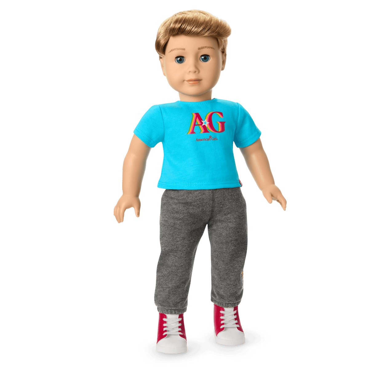 Truly Me™ 18-inch Doll #104 with straight caramel hair