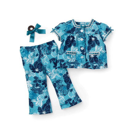 Nanea’s™ Floral Pajamas for 18-inch Dolls (Historical Characters)