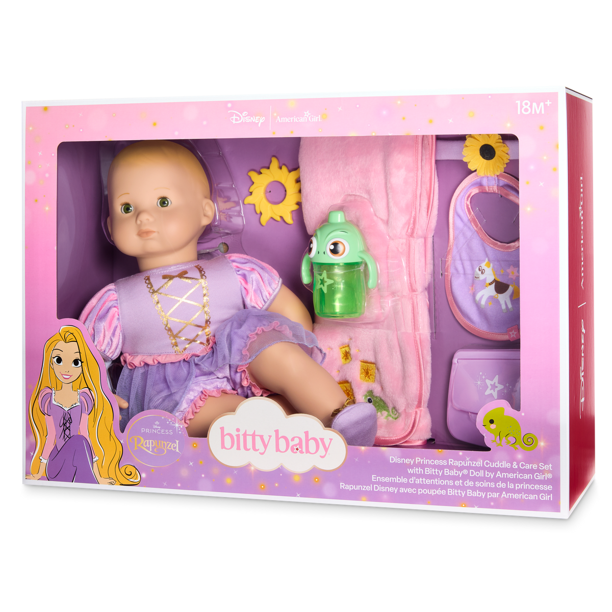 Disney Princess Rapunzel Cuddle & Care Set with Bitty Baby® Doll by American Girl®