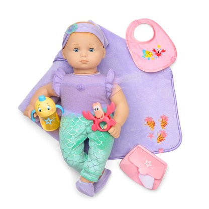 Disney Princess Ariel Cuddle & Care Set with Bitty Baby® Doll by American Girl®