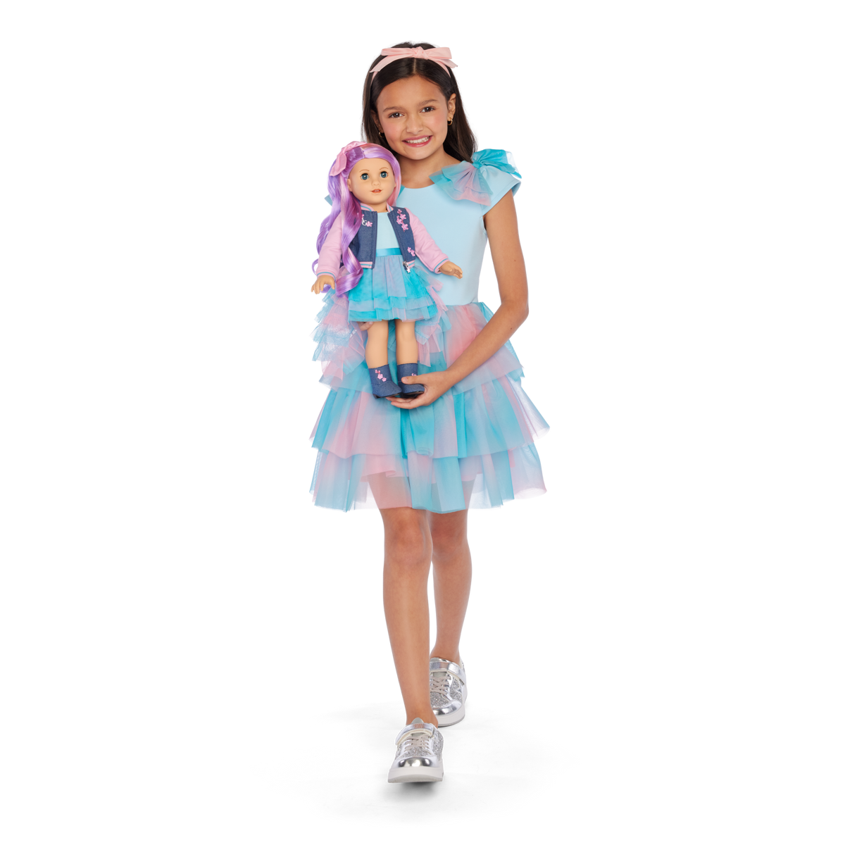 American Girl® x Harlem’s Fashion Row Cherry Blossom Couture Ruffle Dress for Girls & 18-inch Dolls