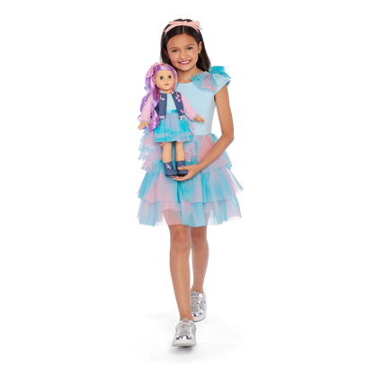American Girl® x Harlem’s Fashion Row Cherry Blossom Couture Ruffle Dress for Girls