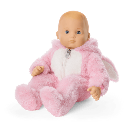 Playful Pink Bunny One-Piece Outfit for Bitty Baby® Dolls