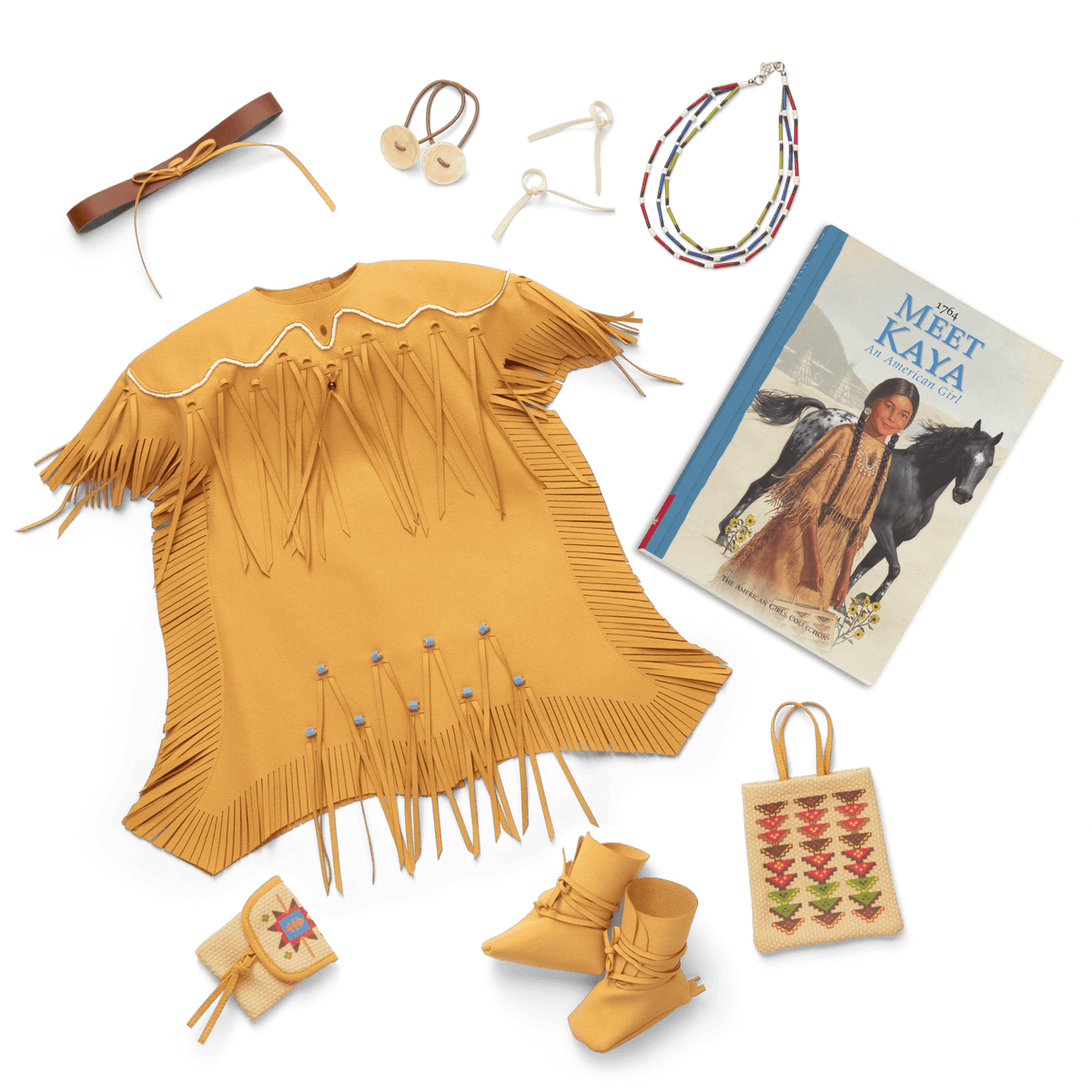 Kaya™ 18-inch Doll, Book & Accessories (Historical Characters)