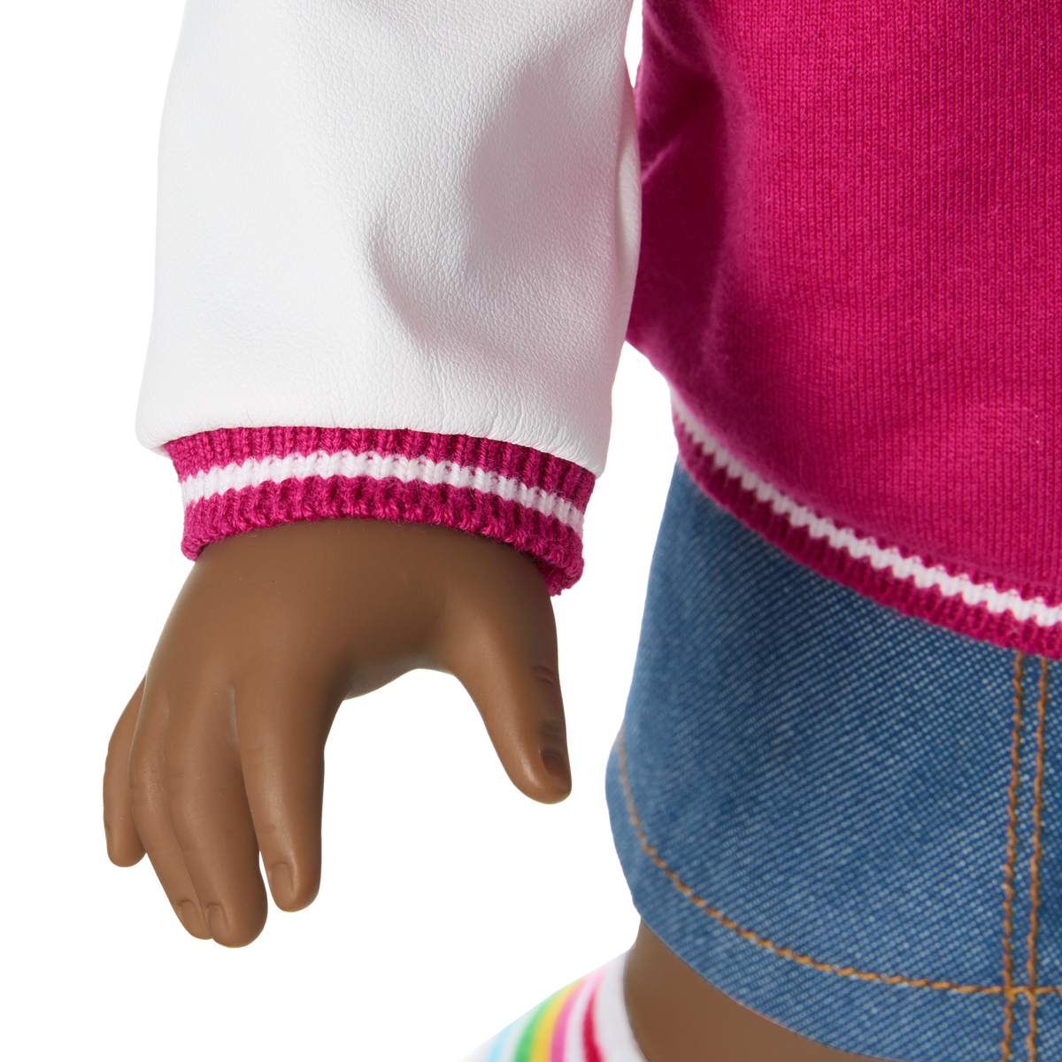 Truly Me™ 18-inch Doll #112 with curly dark-brown hair