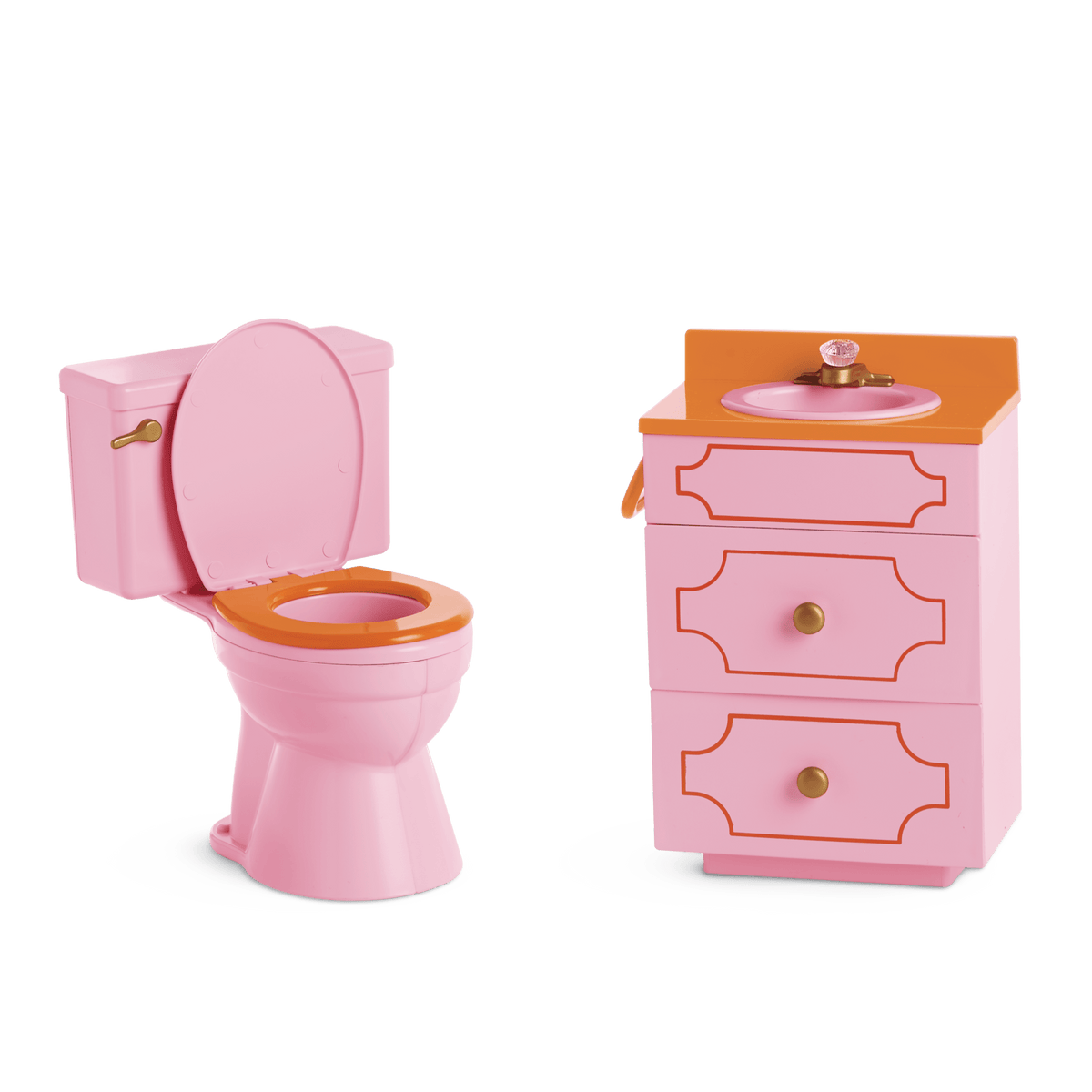 Julie's™ Groovy Bathroom for 18-inch Dolls (Historical Characters)