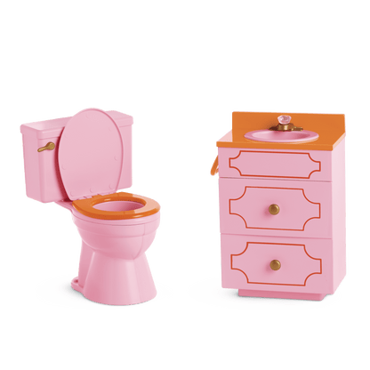 Julie's™ Groovy Bathroom for 18-inch Dolls (Historical Characters)