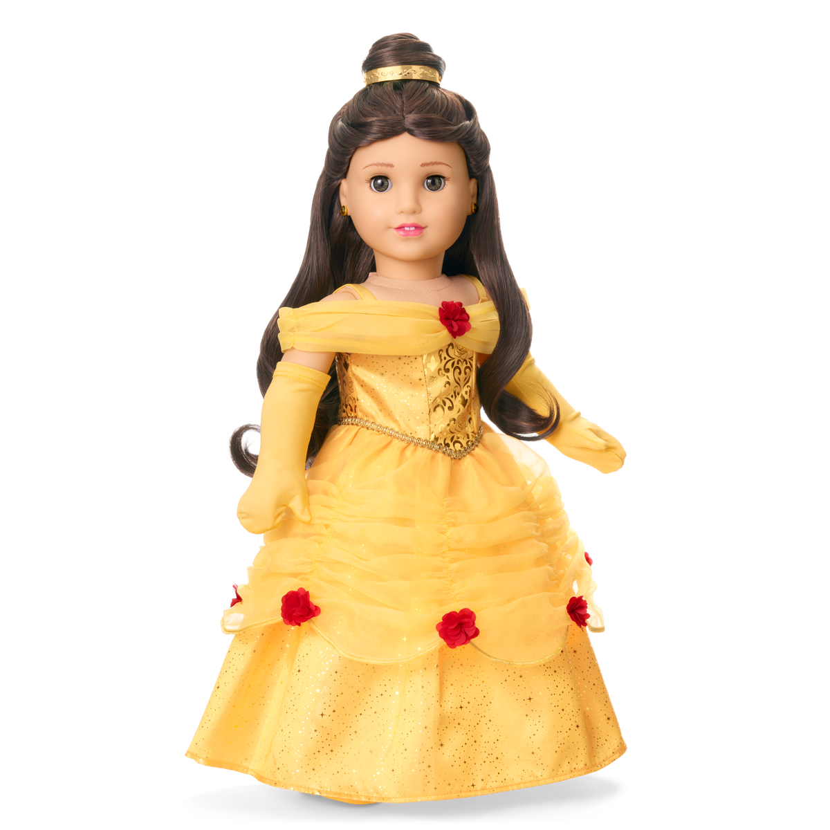 American Girl® Disney Princess Belle 18-inch Doll & Dress for Girls Bundle