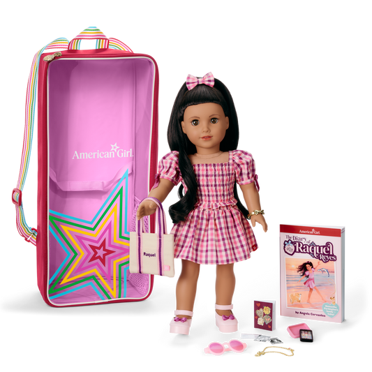 Raquel™ 18-inch Doll, Journal, Accessories & Doll Carrier (Girl of the Year™ 2026)