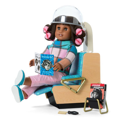 Melody’s™ Salon Chair & Accessories for 18-inch Dolls (Historical Characters)